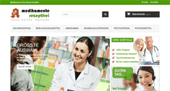 Desktop Screenshot of medikamente-rezeptfrei.net