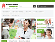 Tablet Screenshot of medikamente-rezeptfrei.net